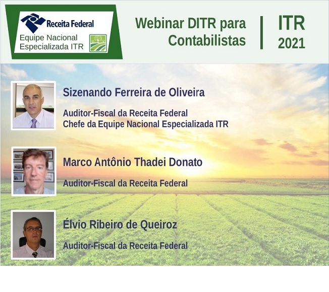 Equipe Nacional Especializada ITR realiza webinar sobre DITR